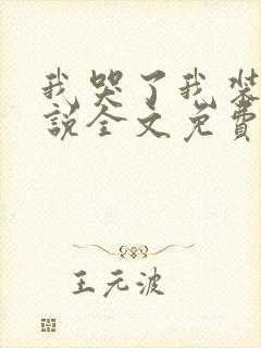 我哭了我装的小说全文免费阅读