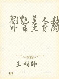 刘艳美人劫波番外篇免费阅读封面