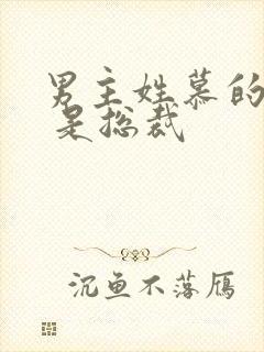 男主姓慕的小说 是总裁封面