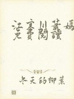 江寒川萧嫣全文免费阅读封面