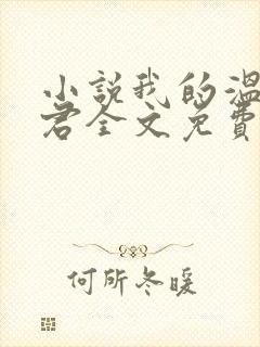 小说我的温柔暴君全文免费阅读