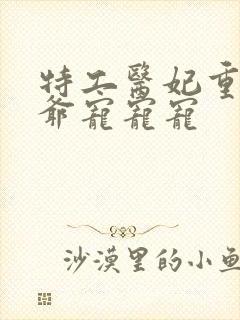 特工医妃重生王爷宠宠宠