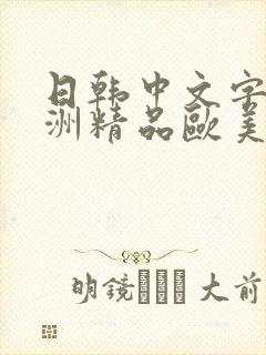 日韩中文字幕亚洲精品欧美