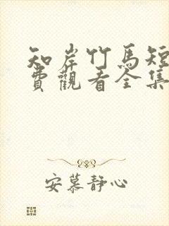 知岸竹马短剧免费观看全集高清版