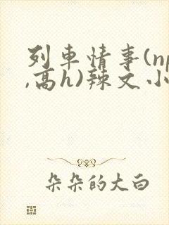 列车情事(np,高h)辣文小封面