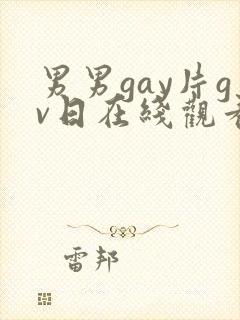 男男gay片gv日在线观看