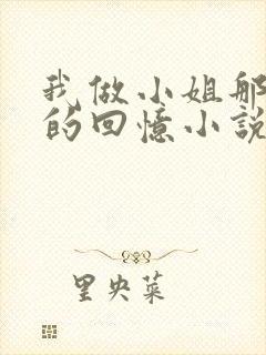 我做小姐那些年的回忆小说