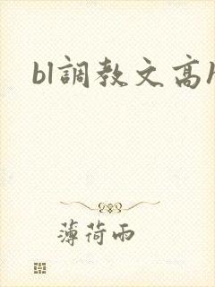 bl调教文高h