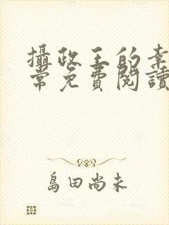 摄政王的幸福日常免费阅读