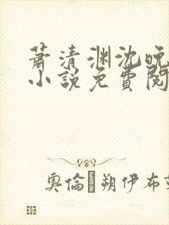 萧清渊沈晚棠的小说免费阅读