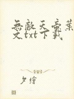 无敌天帝叶凡全文txt下载封面