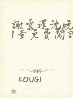 谢云迟沈晚梨21章免费阅读最新章节更