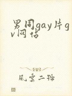 男同gay片gv网站