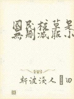 国民校草是女生无删减版小说