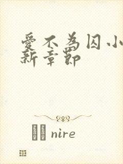 爱不为囚小说最新章节封面