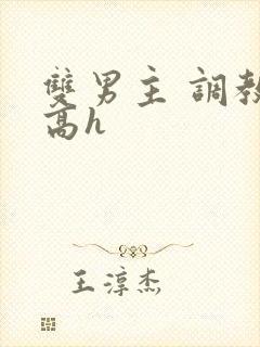 双男主 调教 高h