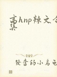 高hnp辣文合集