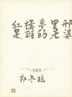 红楼梦里邢夫人是谁的老婆封面