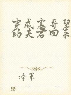 穿成寡哥儿战死的夫君回来了大结局