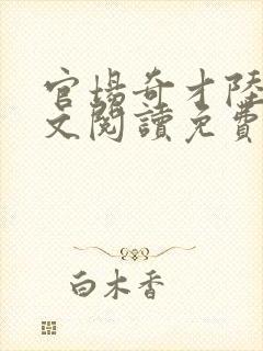 官场奇才陆羽全文阅读免费