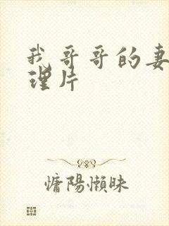 我哥哥的妻子伦理片