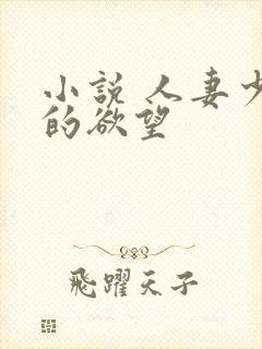 小说 人妻少妇的欲望