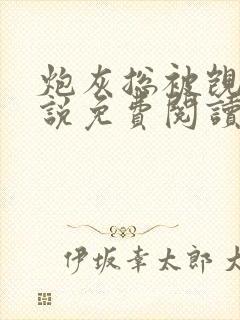 炮灰总被觊觎小说免费阅读