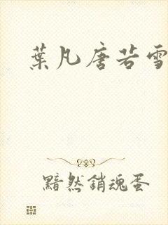 叶凡唐若雪豪婿