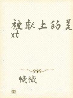 被献上的美人txt