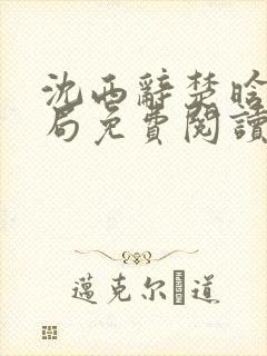 沈西辞楚晗大结局免费阅读封面