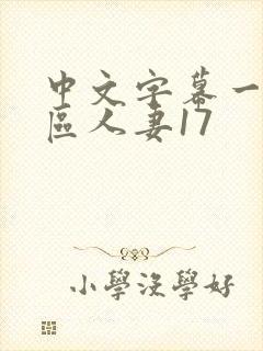 中文字幕一区二区人妻17