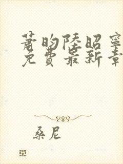 萧昀陆昭宁全文免费最新章节阅读