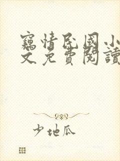 窃情民国小说全文免费阅读