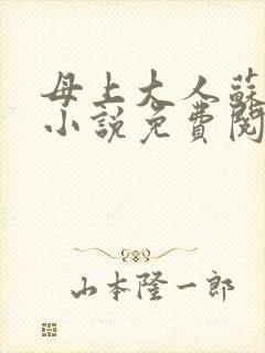 母上大人苏文婧小说免费阅读全文