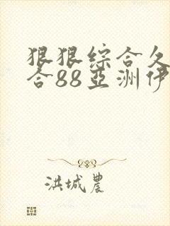 狠狠综合久久综合88亚洲伊人