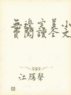 无边完美小说免费阅读全文最新章节