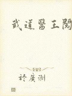 武道医王阅读