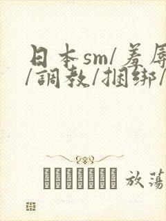 日本sm/羞辱/调教/捆绑/监禁/束缚封面