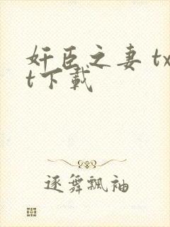 奸臣之妻 txt下载