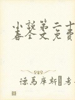 小说第二十八年春全文免费阅读