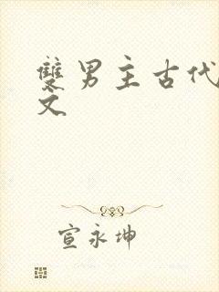 双男主古代权谋文