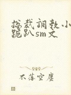 总裁调教小秘书跪趴sm文