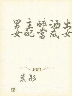 男主醉酒出轨把女配当成女主小说