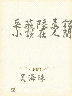 采薇陆勇铭养父小说在人间