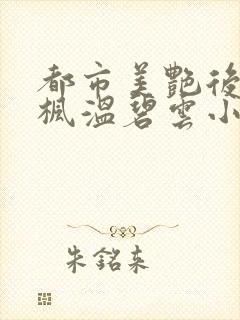 都市美艳后宫唐枫温碧云小说封面