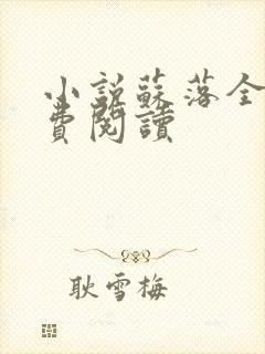 小说苏落全文免费阅读