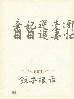 弃妃逆袭:邪王日日追妻忙无弹窗