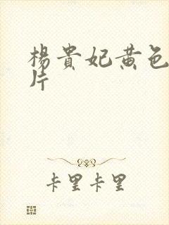 杨贵妃黄色一级片封面