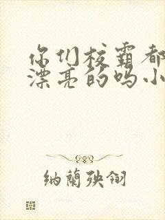 你们校霸都这么漂亮的吗小说免费封面