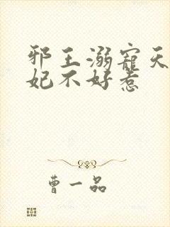 邪王溺宠天才毒妃不好惹